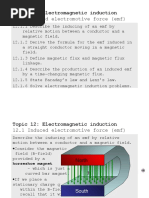 Topic 12 1 Induced Electromotive Force