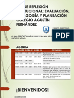 Día de Reflexión Pedagógica- Colegio Agustín Fernández