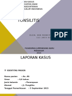 PPT Lapsus Tonsilitis