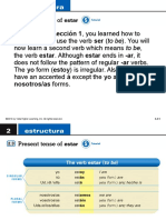 Present Tense of Estar