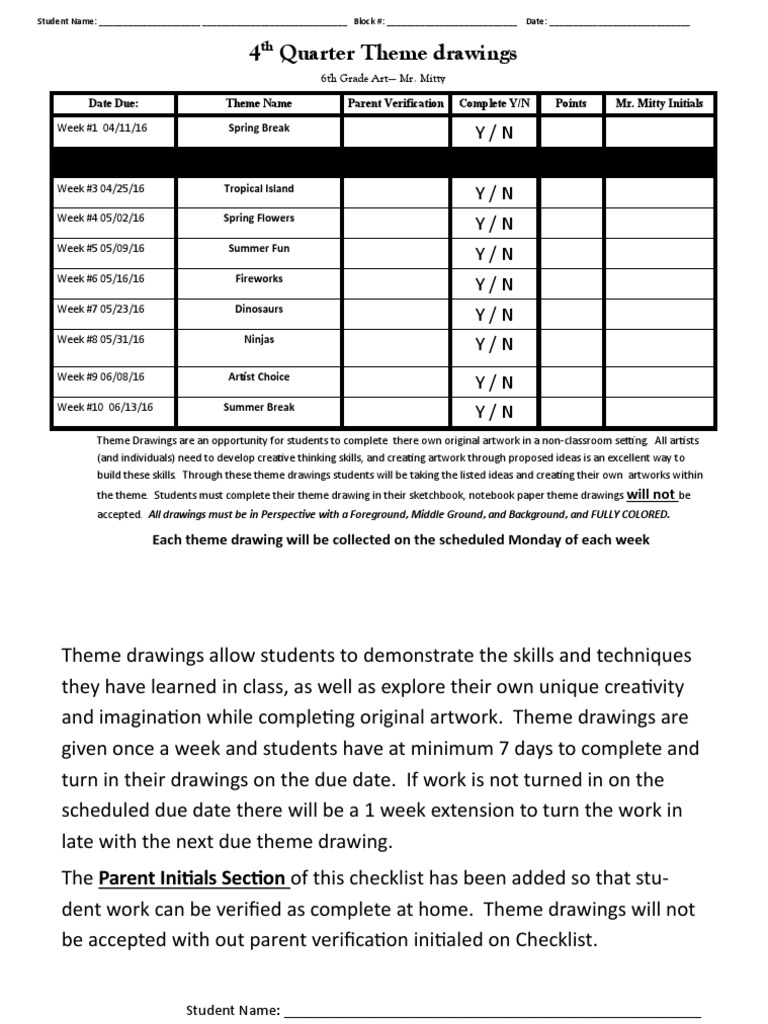 4 Thquarterthemedrawings | PDF