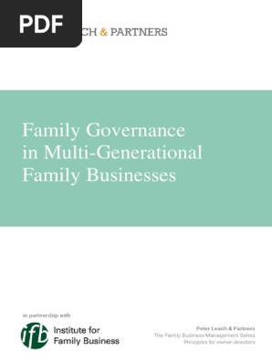 Family Governance in Multi-Generational Family Businesses.pdf