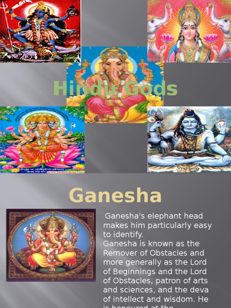 Hindu Gods: Ganesha, Krishna, Rama | PDF | Religion & Spirituality