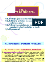 Cap 9 Micro Piata de Monopol