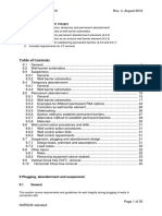 NORSOK Standard D-010 Plugging and Abandonment Guidelines