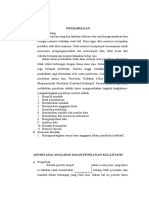 Asumsi Atau Anggapan Dasar Penelitian Kulatitatif