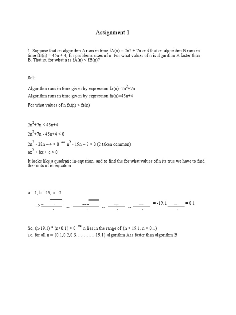 Algorithms Math Intro | PDF | Logarithm | Time Complexity