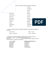 Ejercicios Etimología GRIEGO