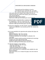 Problemas Matemáticos Envolvendo Dinheiro