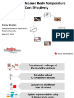 Temperature Sensing Considerations