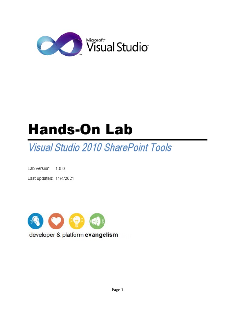 SharePoint 2010 Project Lab Guide | PDF | Microsoft Visual Studio ...