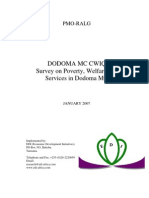 Tanzania DODOMA MC CWIQ 2007