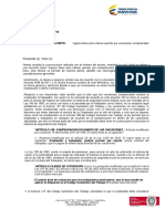 Ingreso Base para Cálculo Aportes Por Vacaciones Compensadas