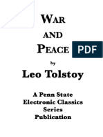 War and Peace Ebook