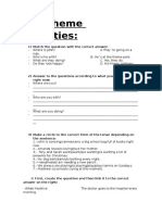 Topic 2 (Present Simple and Continuous)