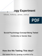Psychology Experiment