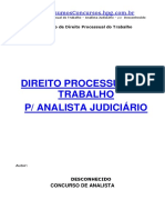 Pt-Dir Processual Trabalho Analista