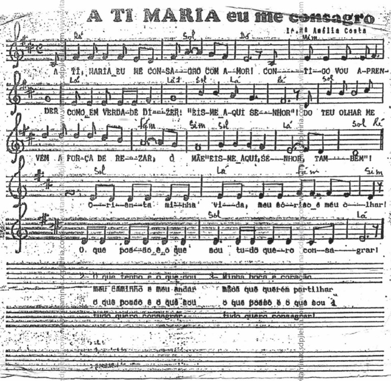 Consagração a Maria: Cifras e Letras | PDF
