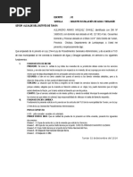 Carta Solicitud de Agua Para El Alcalde