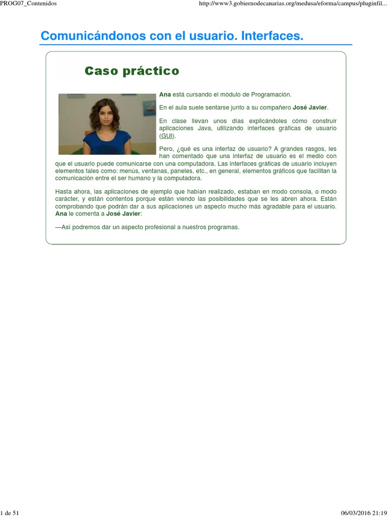 Introducción a Interfaces Gráficas en Java | PDF | Java (lenguaje de ...