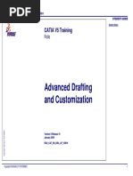 Advanced Drafting and Customization CATIA V5