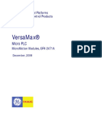 VersaMax Micro PLC MicroMotion Modules Manual, GFK-2471Agfk2471A PDF