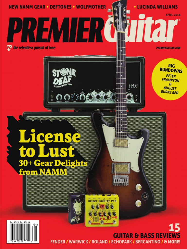 Premier Guitar April 2016 Guitars Guitar Family Instruments