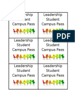 School Passes