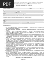 Termo de Adoção Responsável (modelo)