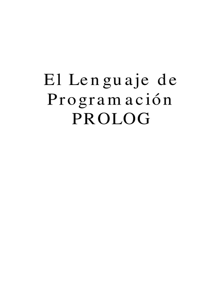 Practicas Prolog | PDF | Lenguaje de programación | Eclipse (software)