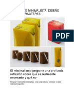 Packaging Minimalista