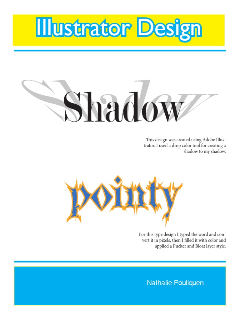 Illustrator Shadow Design Guide | PDF | Computer Graphics | Graphic Design