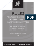 Rules For The Measurement and Inspection of Hardwood & Cypress