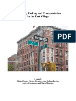 Shopping, Parking and Transportation in The East Village