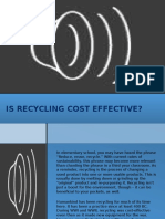 Is Recycling Cost Effective