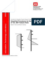 Simplified Procedures For The Design of Tall, Stiff Tieback Walls