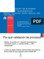 Curso Validación de Procesos Productivos Farmacéuticos.