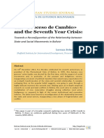 The Proceso de Cambio and the Seventh Year Crisis
