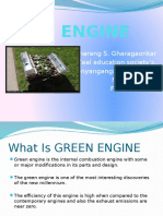 Green Engine: Sharang S. Gharagaonkar Zeal Education Society's, Dnyanganga Polytechnic, Narhe, Pune. FYME-Div A-26