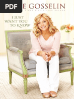 Download I Just Want You to Know by Kate Gosselin Excerpt by Zondervan SN30902297 doc pdf