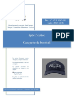 Specification Gs 1045-181 Baseball Cap - French