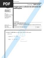 Abnt - Nbr 6120 Nb 5 - Cargas Para O Calculo de Estruturas de Edificacoes OK