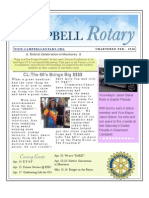 Rotary Newsletter April 6 2010