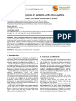 Elevated Liver Enzymes in Patients With Cholecystitis