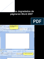 Fondos Degradados en Word 2007