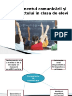 Managementul Comunicarii Si Al Conflictului in Clasa de Elevi