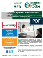 09-2015 La Importancia de Enseñar Bioética PDF