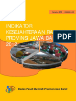 Indikator Kesejahteraan Rakyat Provinsi Jawa Barat 2012