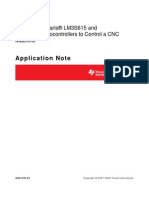 Using the Stellaris® LM3S615 and LM3S316 Microcontrollers to Control a CNC Machine