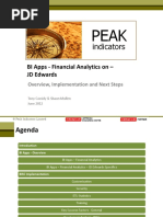 Business Intelligence Applications For Financial Analytics On Jde